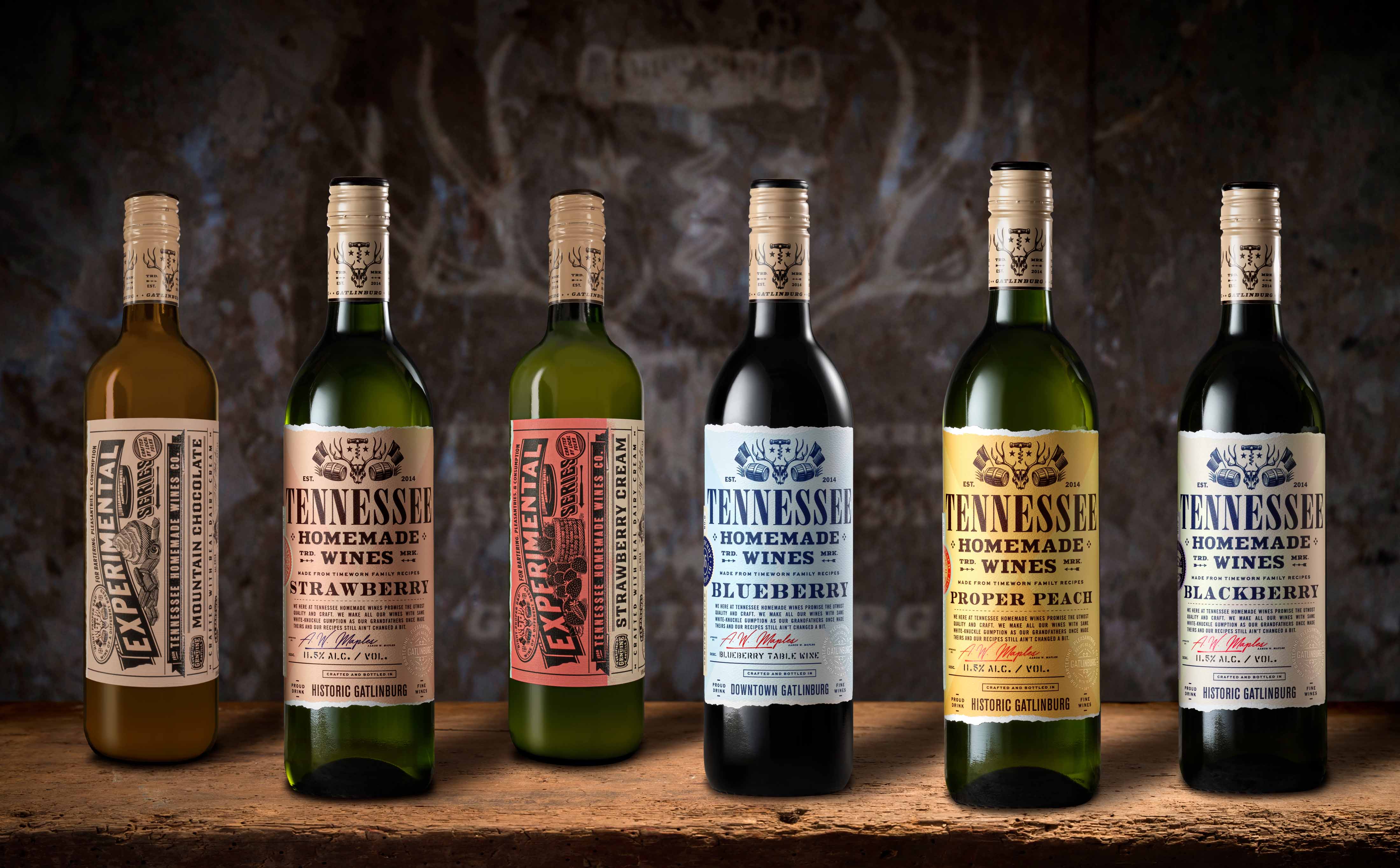 6 of Our BestSelling Wines at Our Smoky Mountain Winery